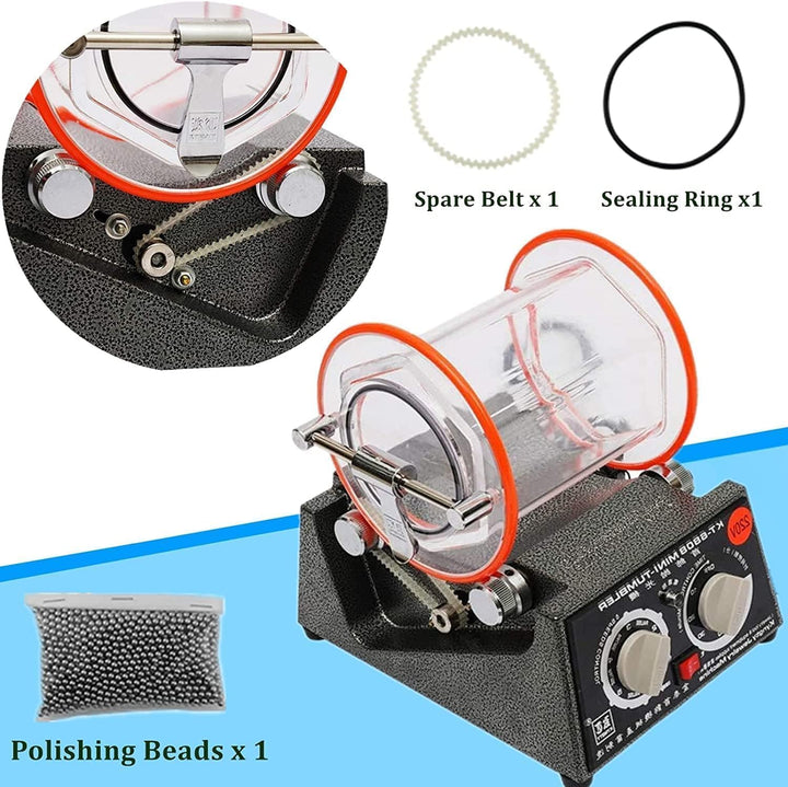 Poliertrommel 3KG/5KG Schmuck Polieren Machine 3KG 60W, 3KG 60W