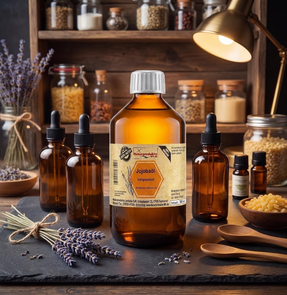 Jojobaöl kaltgepresst (500 ml) Jojoba Öl kaltgepresst