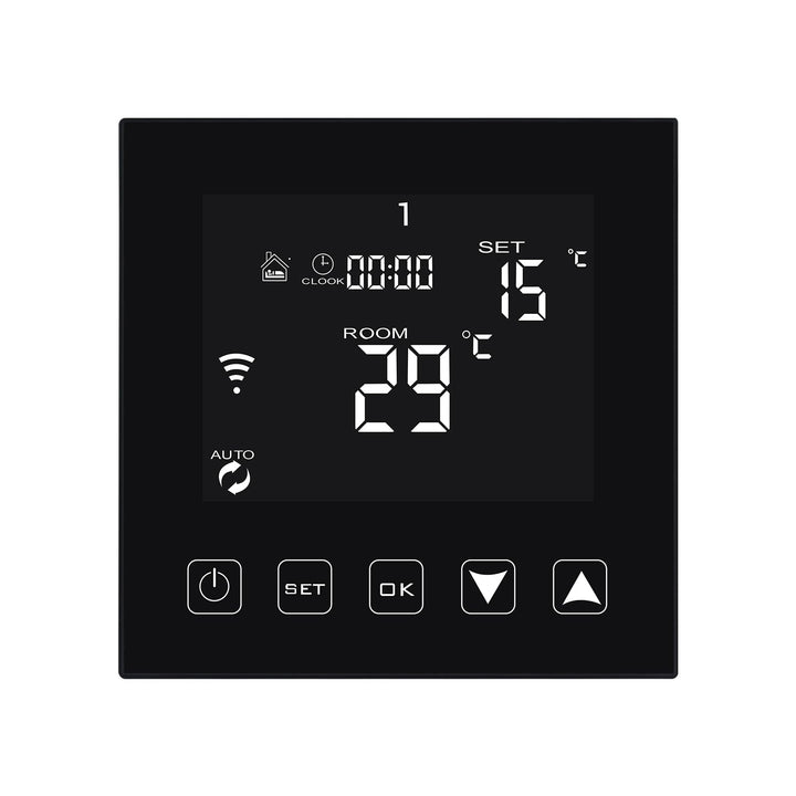 KETOTEK Smart Thermostat WiFi für Wasser/Gas Boiler 3A Kompatibel mit Alexa Echo/Google Home/Tuya, P