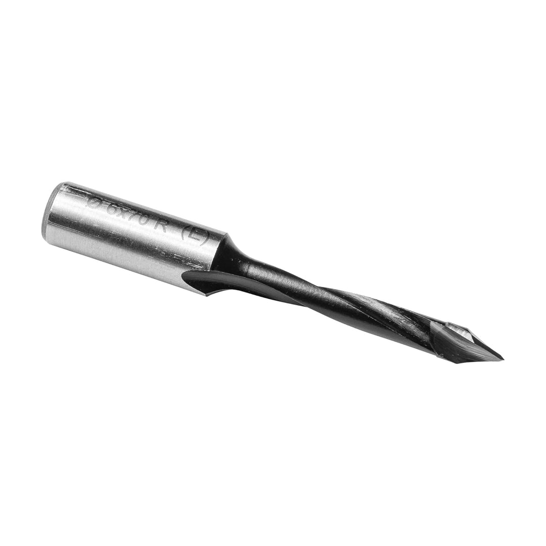 ENT 23163 Durchgangsbohrer HW, Schaft (S) 10 mm, Durchmesser (D) 6 mm, NL 35 mm, SL 24 mm, L 70 mm,
