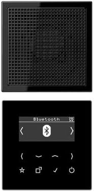 Jung Smart DAB+ Digitalradio DAB LS1 BT SW Bluetooth SetMono1LS Radio 4011377172678 Schwarz mit 1 La