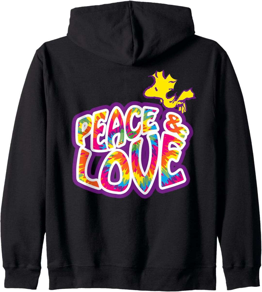 Erdnüsse Woodstock Peace Love Kapuzenjacke