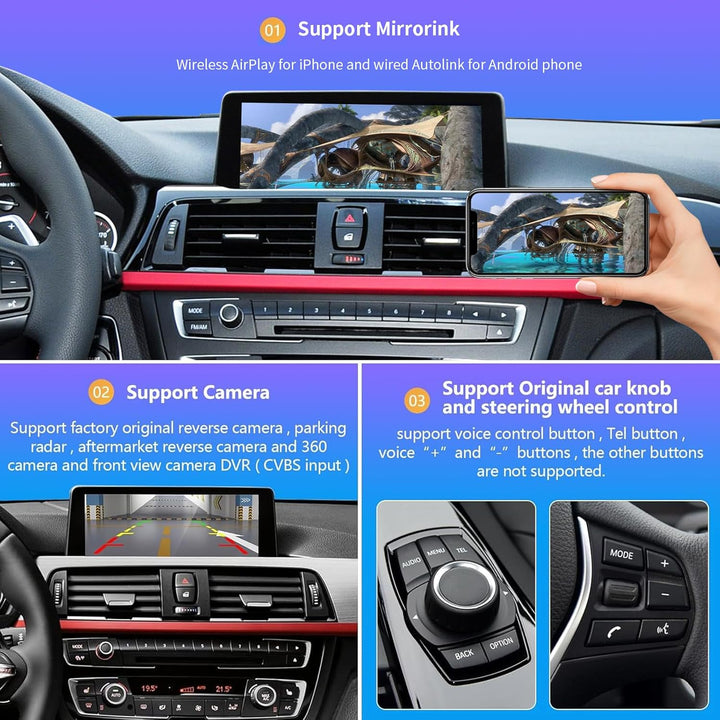 Road Top Wireless Carplay Retrofit Kit Decoder für BMW NBT System 3 4 5 6 7 Series X1 X3 X4 X5 X6 20