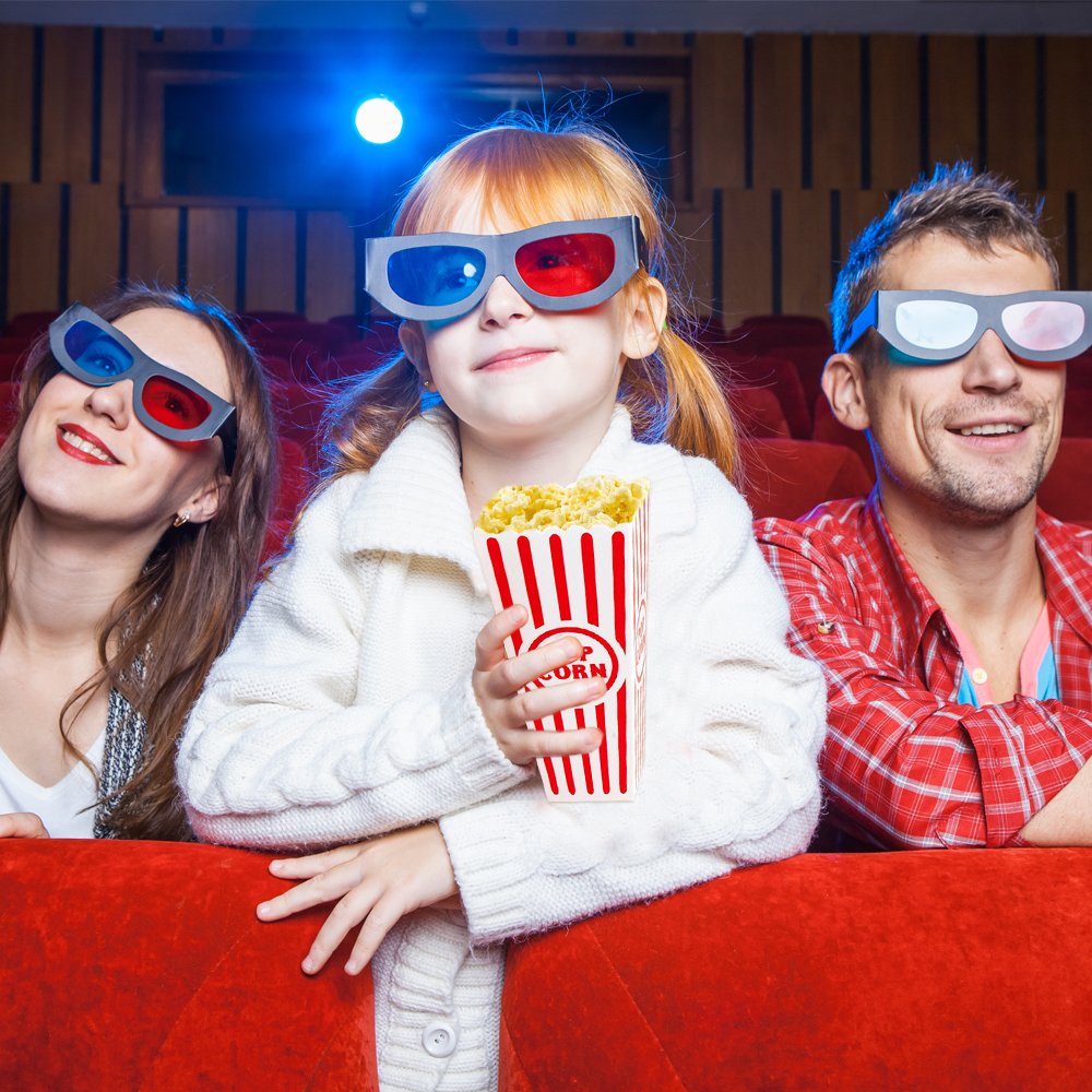 Novelty Place Kunststoff rot &amp; weiss gestreiften klassischen Popcorn-Behälter für Movie Night - 7,8
