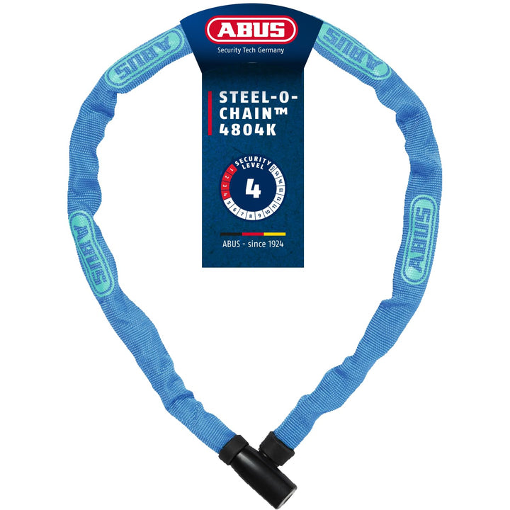 ABUS Kettenschloss Steel-O-Chain 4804K – Fahrradschloss aus Spezialstahl – ABUS-Sicherheitslevel 4 B