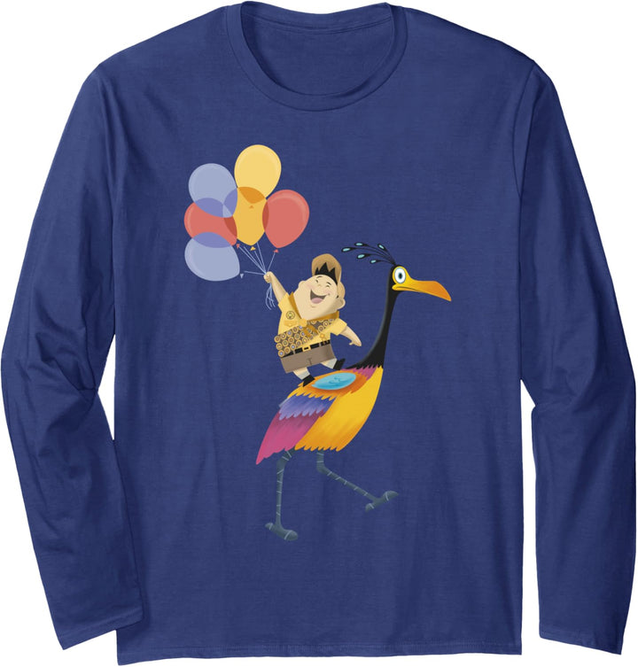 Disney Pixar Up Kevin & Russell Portrait Langarmshirt