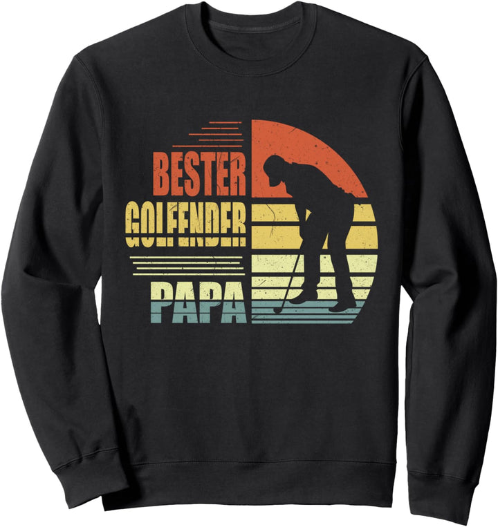 Bester Golfender Papa Golfspieler Vater Papi Sweatshirt