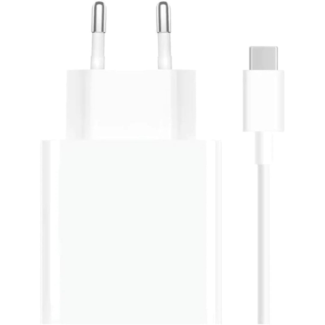 XIAOMI Mi Travel Charger Combo Set with USB-A to Type-C Charging Cable 1m, 33W White EU BHR6039EU