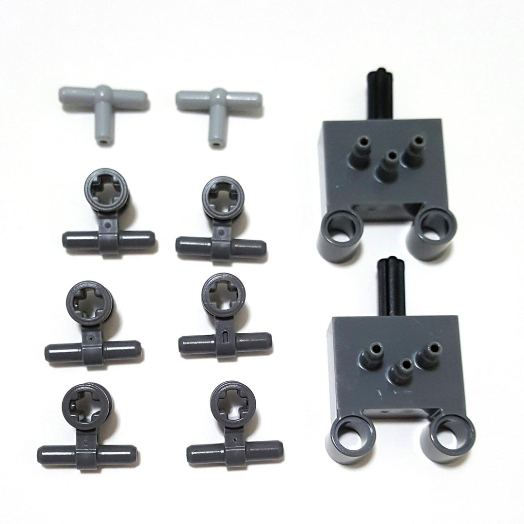 LEGO Parts: Technic pneumatisches Zweiwegeventil und Verbinder (10 Teile)
