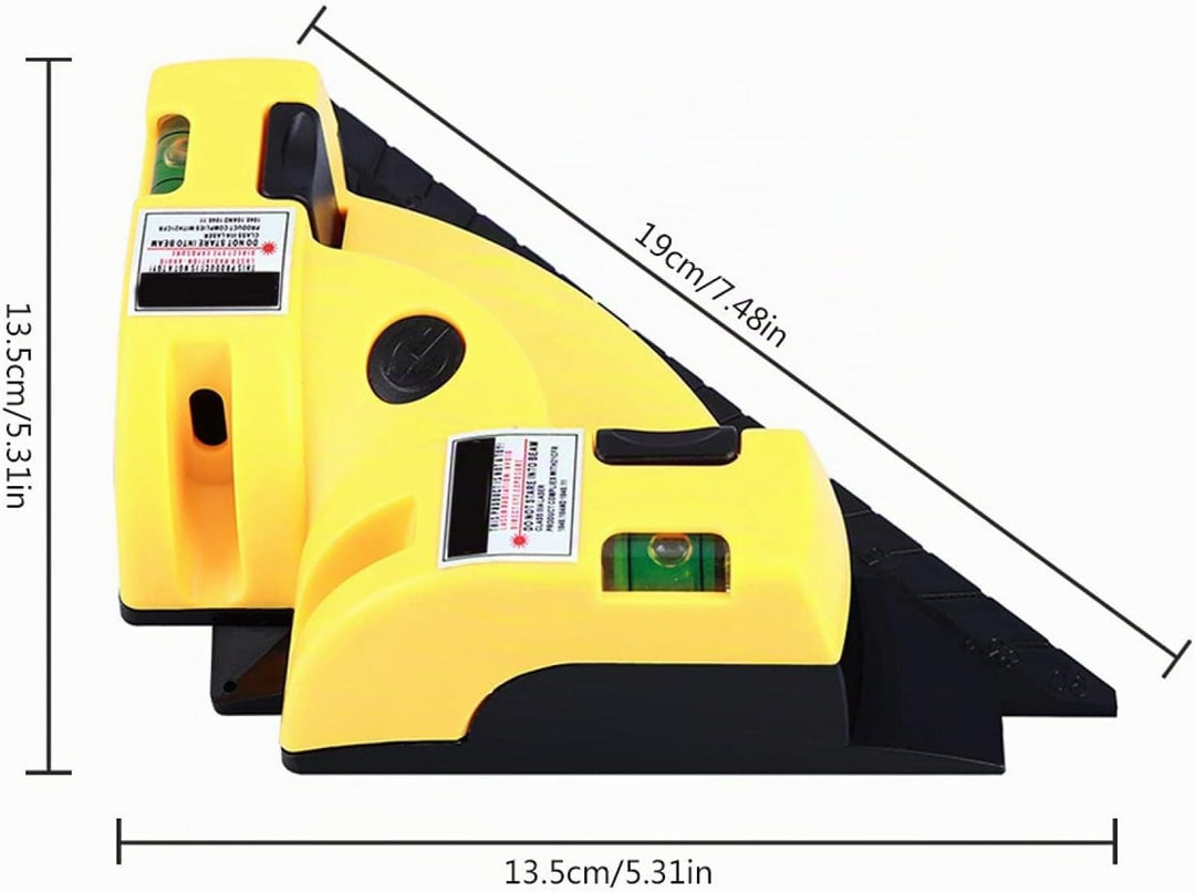 Winkellaser (mit Wasserwaage), Bodenlaser-Nivelliergerät, 90°-Fliesenlaser (mit Vertikallaser), geei