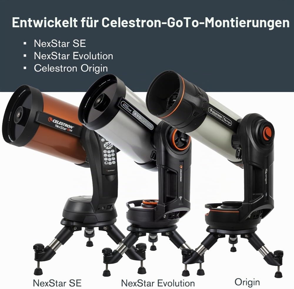 Celestron 93481 Tischstativ für Astronomie-Teleskope, kompatibel mit NexStar SE- und NexStar Evoluti