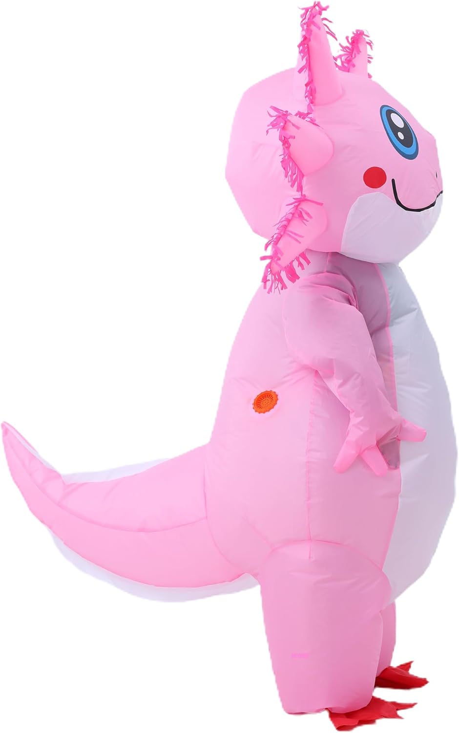 JOYBRO Aufblasbares Axolotl Kostüm, Lustiges Axolotl Kostüm, Perfekt für Halloween, Karneval, Cospla