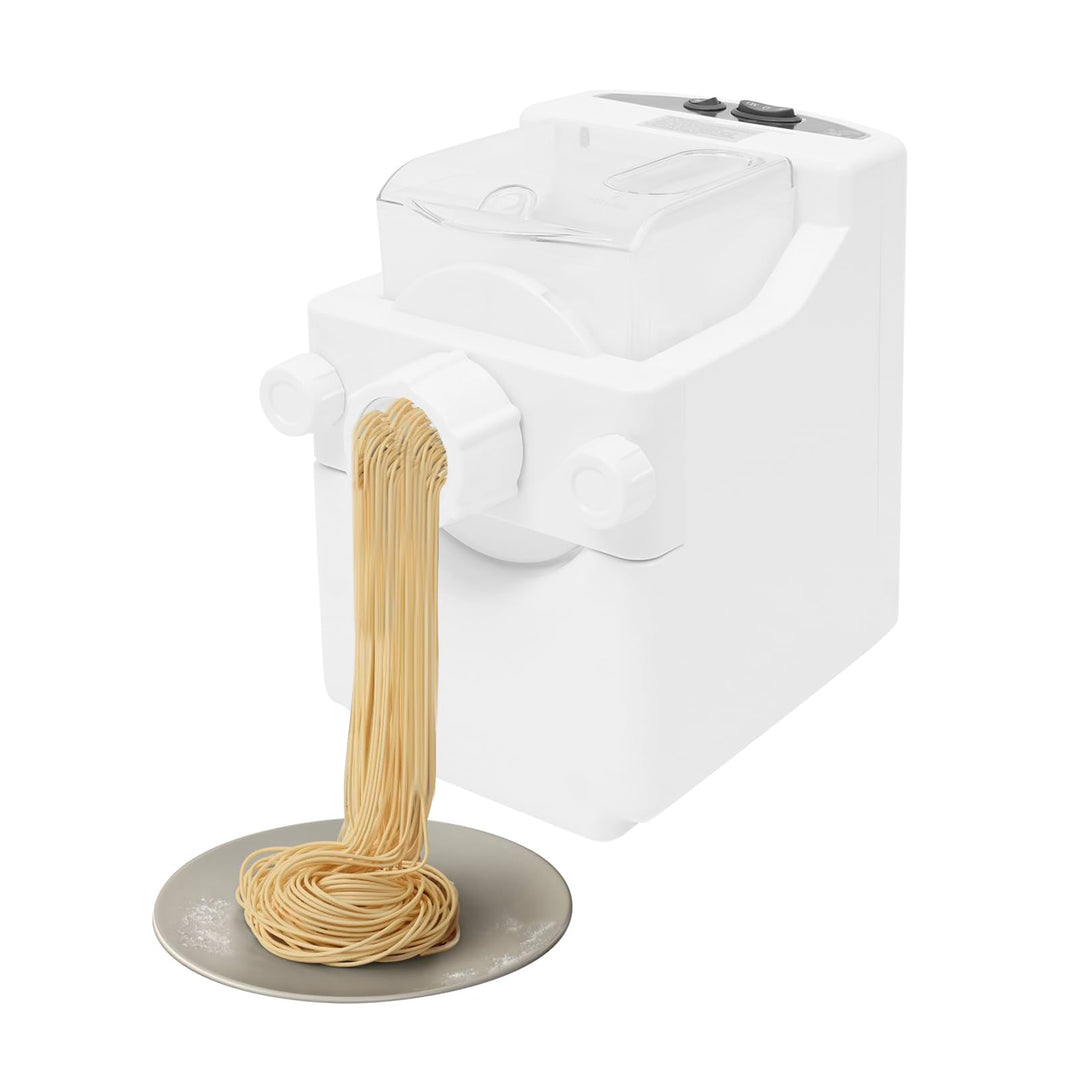 Elektrische Nudelmaschine mit 9 Formen, Automatische Nudelmaker für frische Pasta & Teig, 500g Kapaz