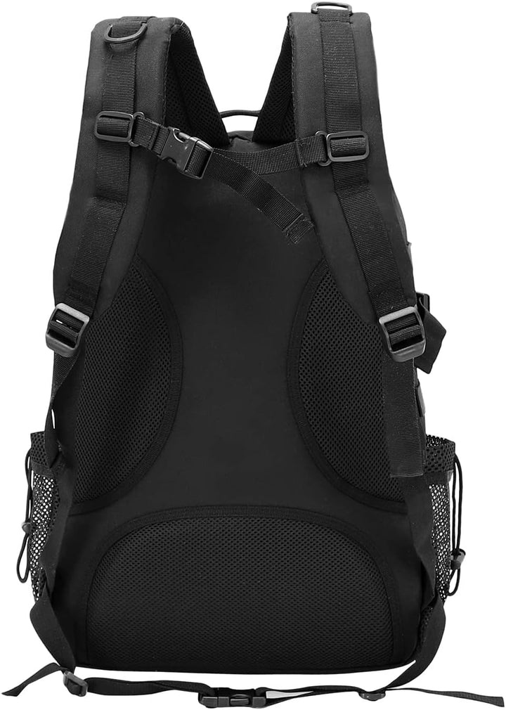 Rucksack für Freizeit Outdooraktivitäten Schule Arbeit Multifunktionsrucksack Schwarz 35/40l 35L/40L
