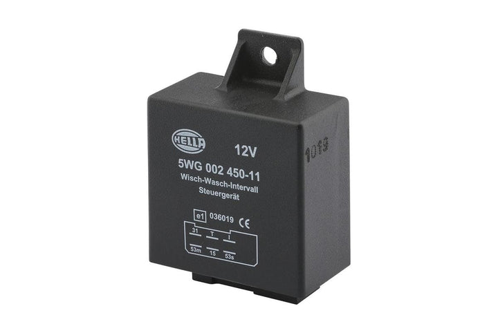 HELLA - Relais, Wisch-Wasch-Intervall - 12V - 6-polig - Anschlussanzahl: 6 - 5WG 002 450-111