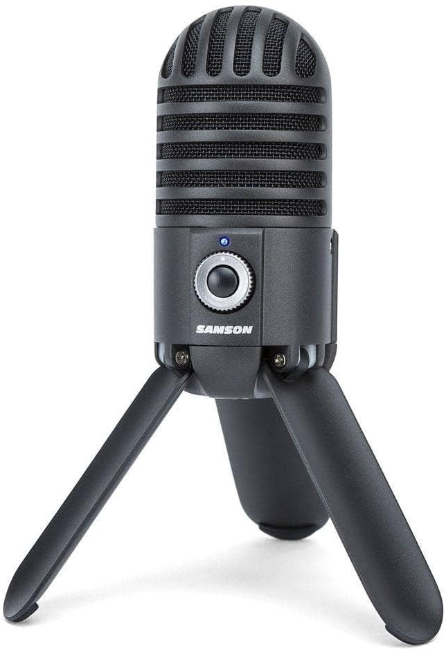 Samson Meteor USB Studio Cardioid Microphone - Titanium Black schwarz Single, schwarz Single
