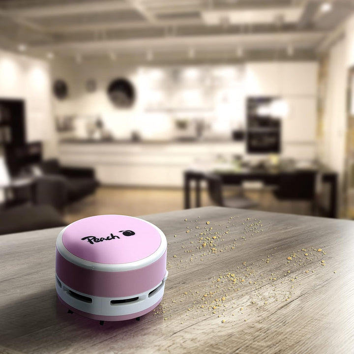 Peach Mini Staubsauger - batteriebetrieben (2X AA) - hohe Saugkraft - pink - PA105 Pink Batteriebetr