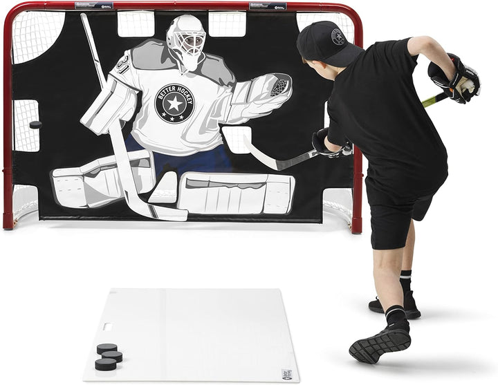 Better Hockey Extreme Pro Goalie - Training Aid - Helps You Score More Goals - Shooter Tutor - Fits