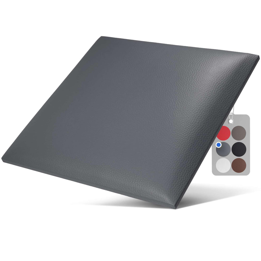 softwalls Wandkissen Leder mit 50mm Polsterung - Bett Kopfteil Wandpolster - Wandverkleidung - Wandp