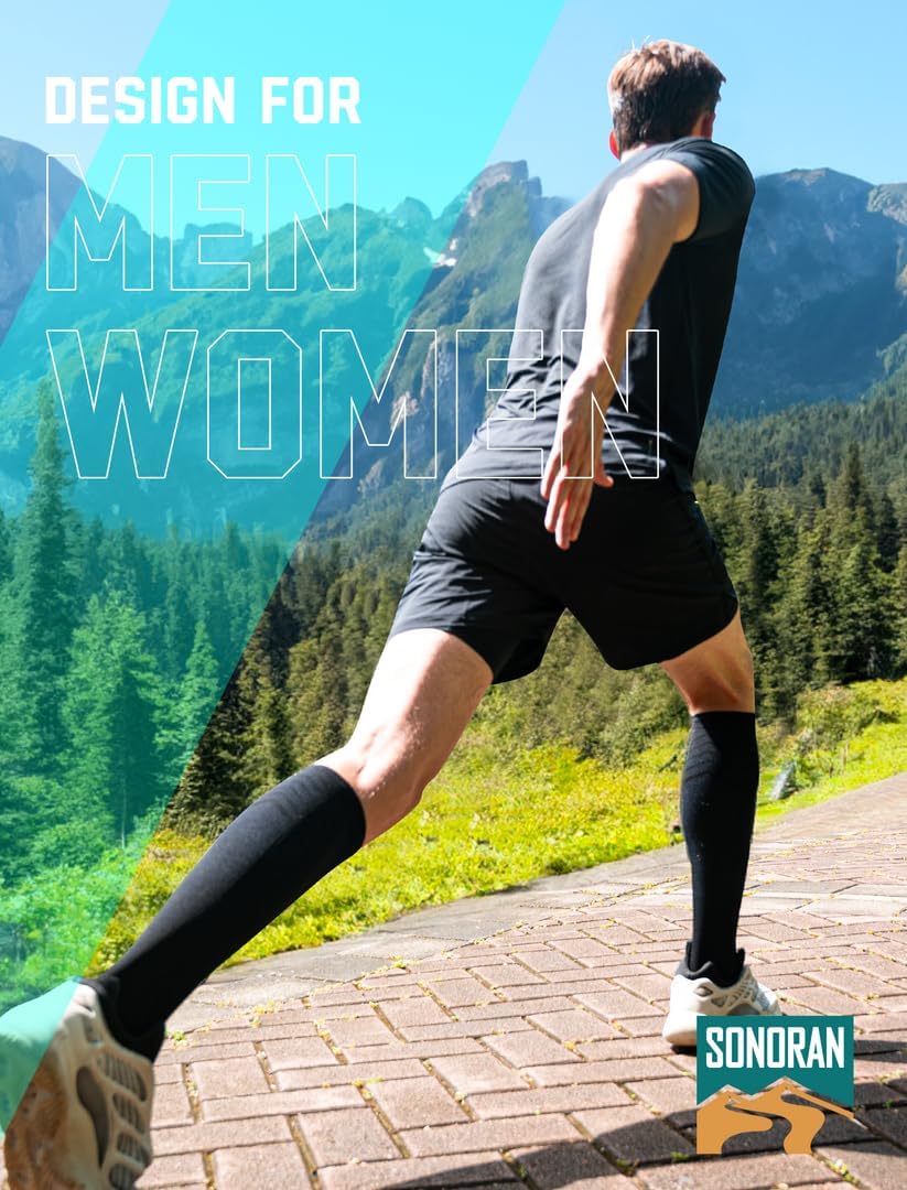 SONORAN Kompressionsstrümpfe Damen und Herren, Stützstrümpfe Kompressionssocken Compression Socks Ko