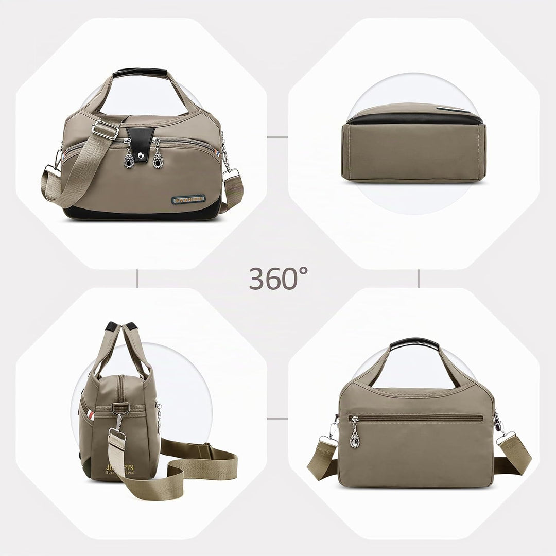 DORRISO Damen Umhängetasche Handtasche Mode Schultertasche Casual Umhängetaschen Reise Arbeit Lässig