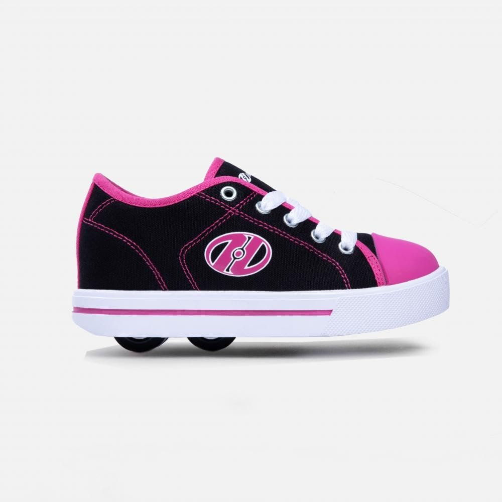 Heelys Mädchen Classic Sneaker 35 EU Schwarz Black White Hot Pink Black White Hot Pink, 35 EU Schwar