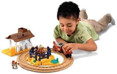 Mattel – l3136 – Fahrzeug – GeoTrax – Mini Schaltungen GeoTrax – Circuit Bahnhof Ranch
