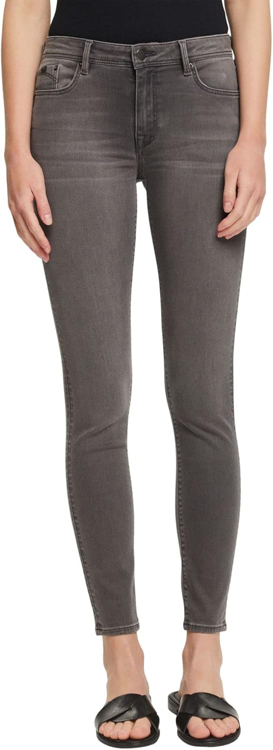 ESPRIT Damen Jeans 26W / 30L 922/Grey Medium Wash, 26W / 30L 922/Grey Medium Wash