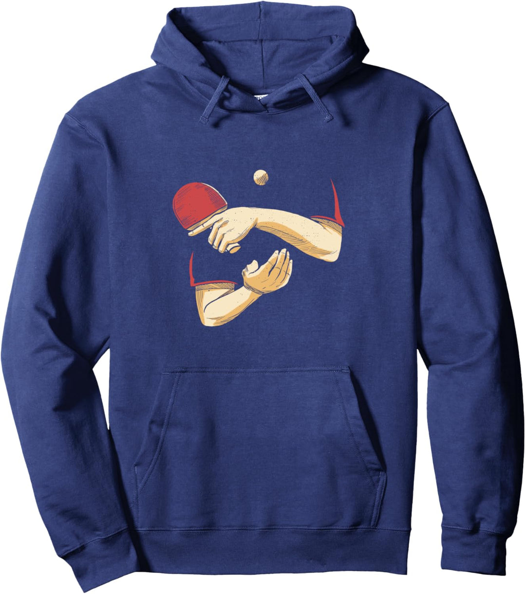 Tischtennis, Ping Pong Sport Motiv Junge Geschenk Pullover Hoodie
