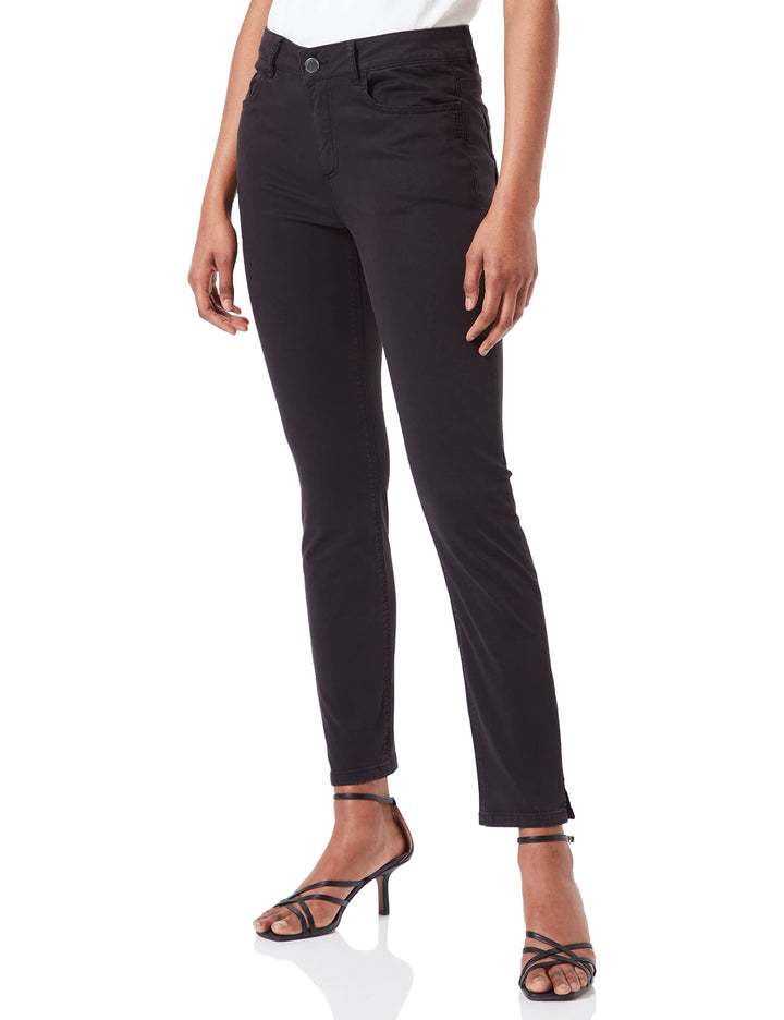 Comma Damen Freizeithose Comma Ci 44 Grosse Grössen Lang Schwarz, 44 Grosse Grössen Lang Schwarz