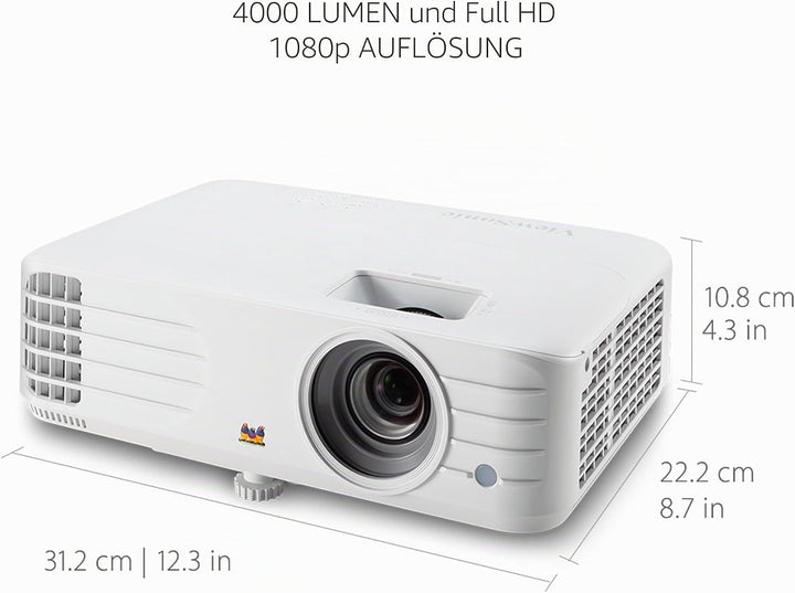 Viewsonic PG706HD Business DLP Beamer Full-HD, 4.000 ANSI Lumen, HDMI, USB, 10 Watt Lautsprecher, 1.