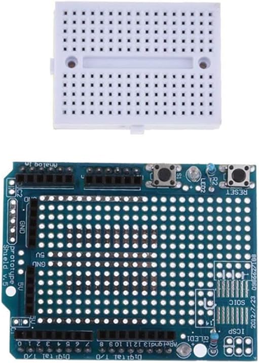 HiLetgo® – Uno-R3-Proto-Shield, Prototyp, Erweiterungsplatine, mit SYB-170 Mini-Lochrasterplatine, B