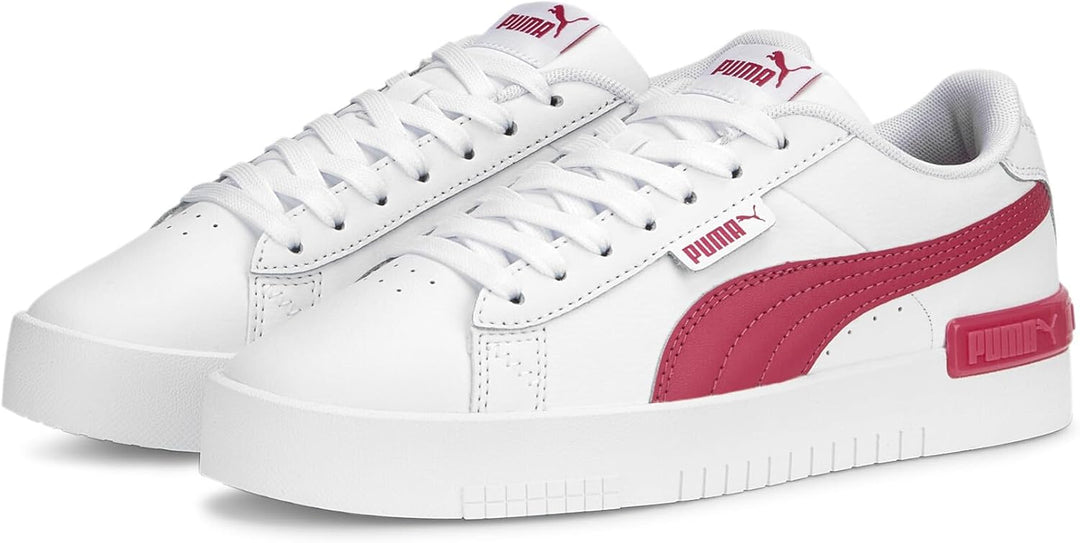 PUMA Mädchen Jada Jr Road Running Shoe 37.5 EU Puma White Glowing Pink, 37.5 EU Puma White Glowing P