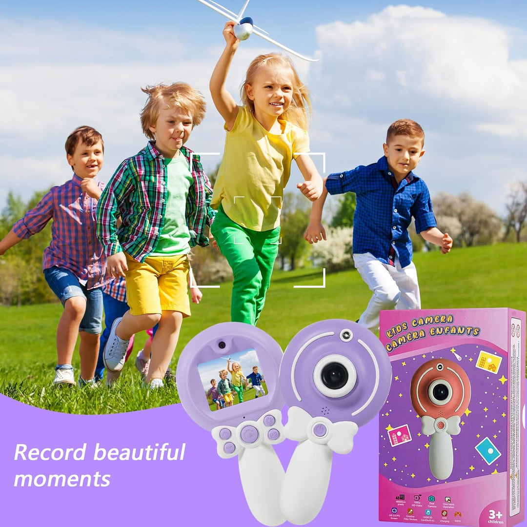 Princess Magic Wand Kamera für Mädchen Alter 3-12 | Kinder Digitalkamera mit 48MP Foto & 1080P Video