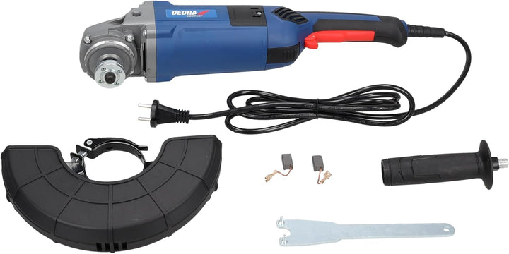 DEDRA Winkelschleifer DED7937 mit Sanftanlaufsystem Ø 230mm, stark 2100W, hohe Geschwindigkeit 6500
