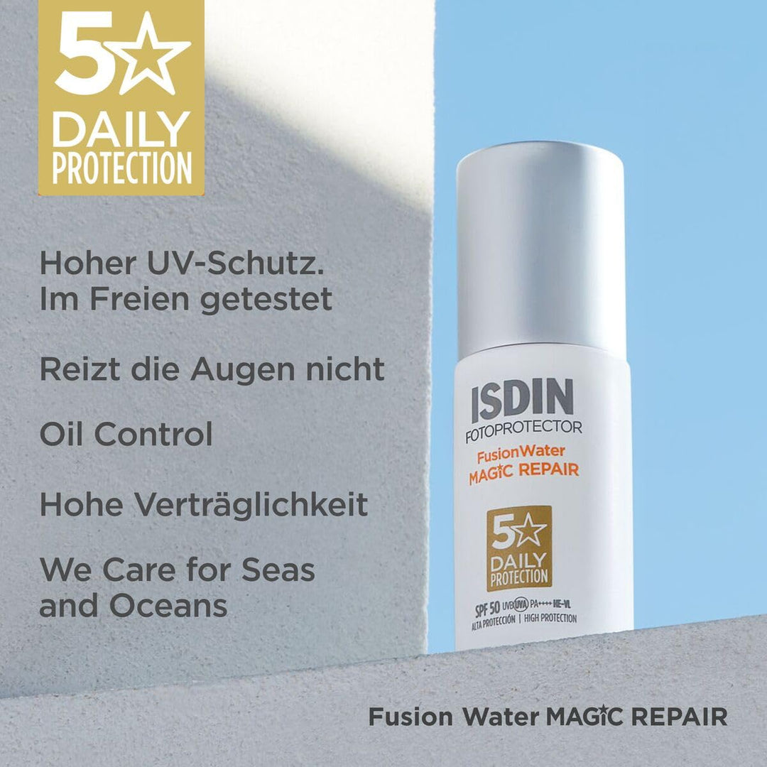 ISDIN FotoUltra Age Repair FW LSF 50 | Tägliche Sonnencreme für das Gesicht | Dreifache Anti-Aging-W