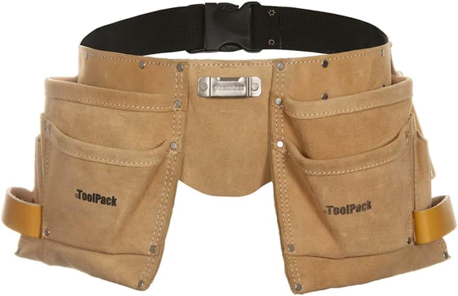 Qpack 366.004 Werkzeuggürtel - Double tool belt, Heavy Duty 23 x 10 x 23 cm