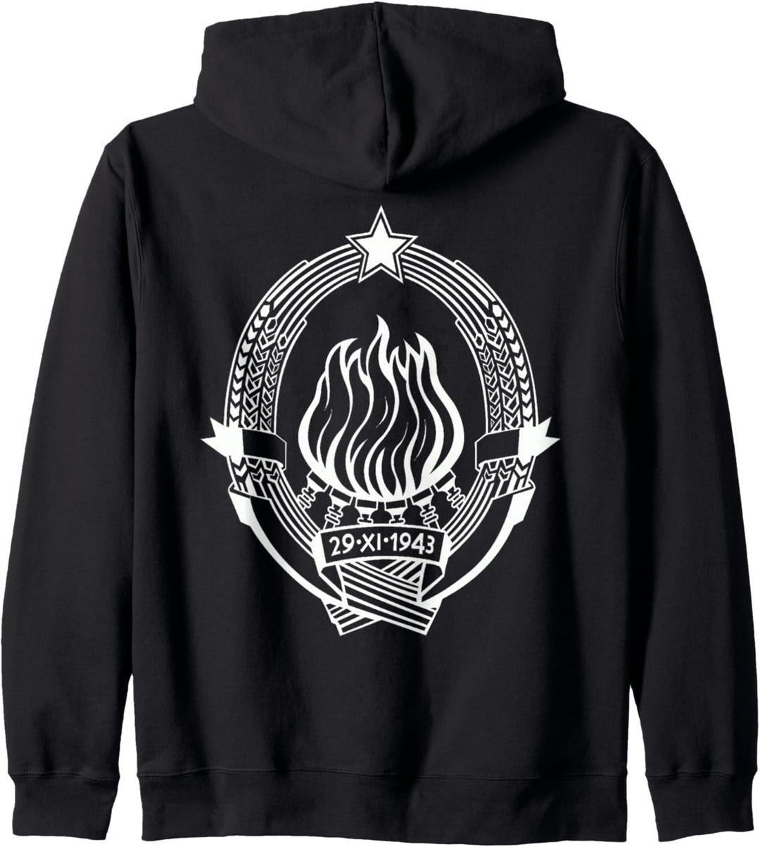 Baris Design: SFRJ Jugoslavija (Jugoslawien) Wappen Design Kapuzenjacke