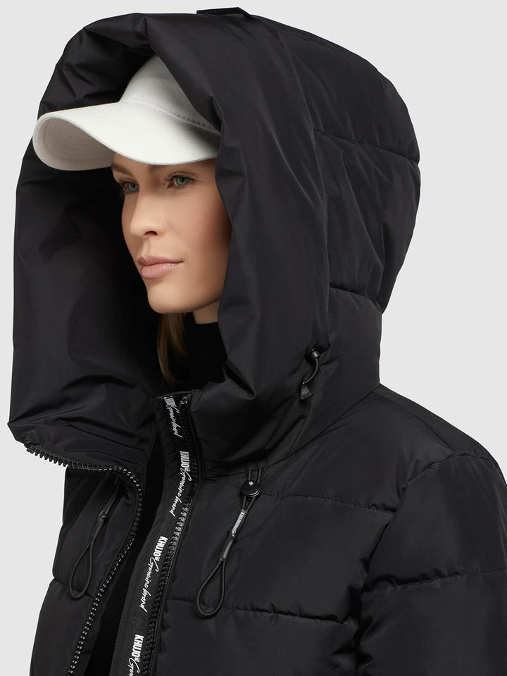 khujo - Damen - Wintermantel - Jilias 4 S 200 Black, S 200 Black