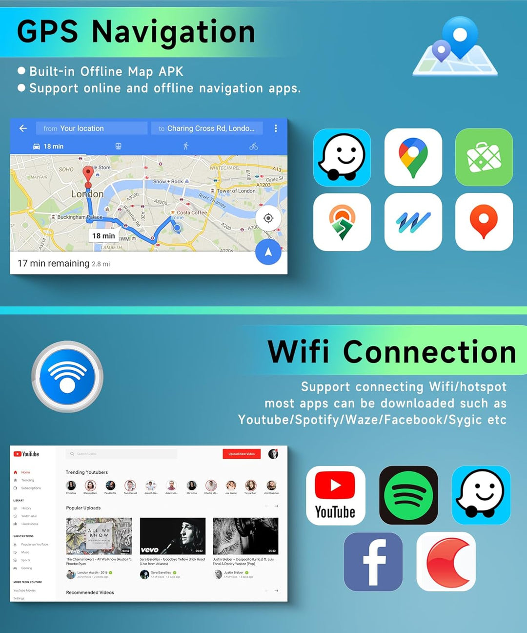 2G&64G 7" Android Autoradio Für VW Golf 5 6 Polo Passat Skoda Touran Tiguan Seat mit Carplay Android