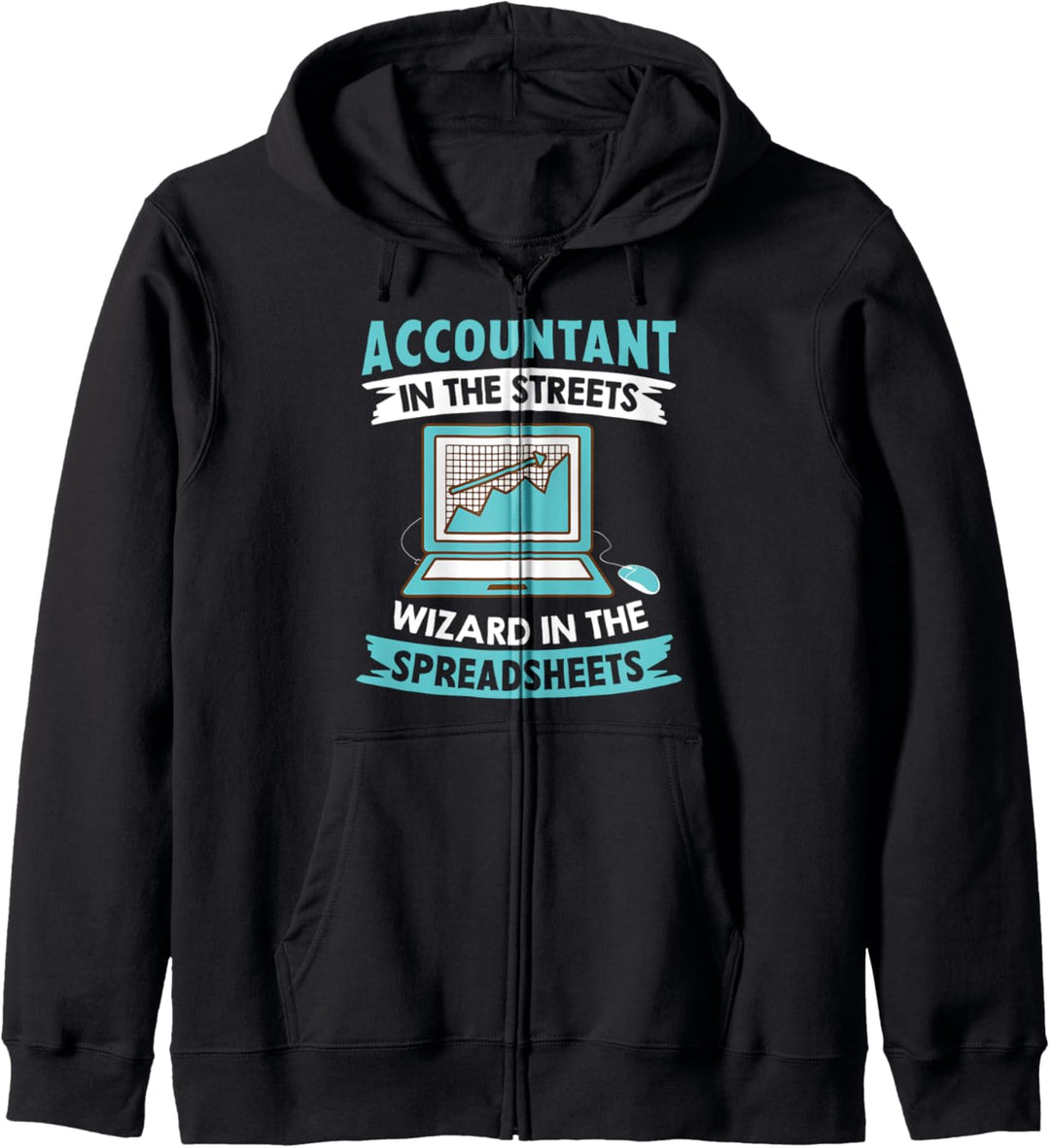 Wizard In The Spreadsheets - Funny Accountant Pun Kapuzenjacke