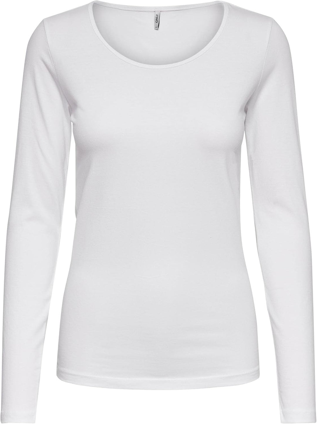 ONLY Damen Langarm-Shirt Onllive Love XS S M L XL Schwarz Weiss Rundhals S 2x Schwarz, 1x Weiss, S 2