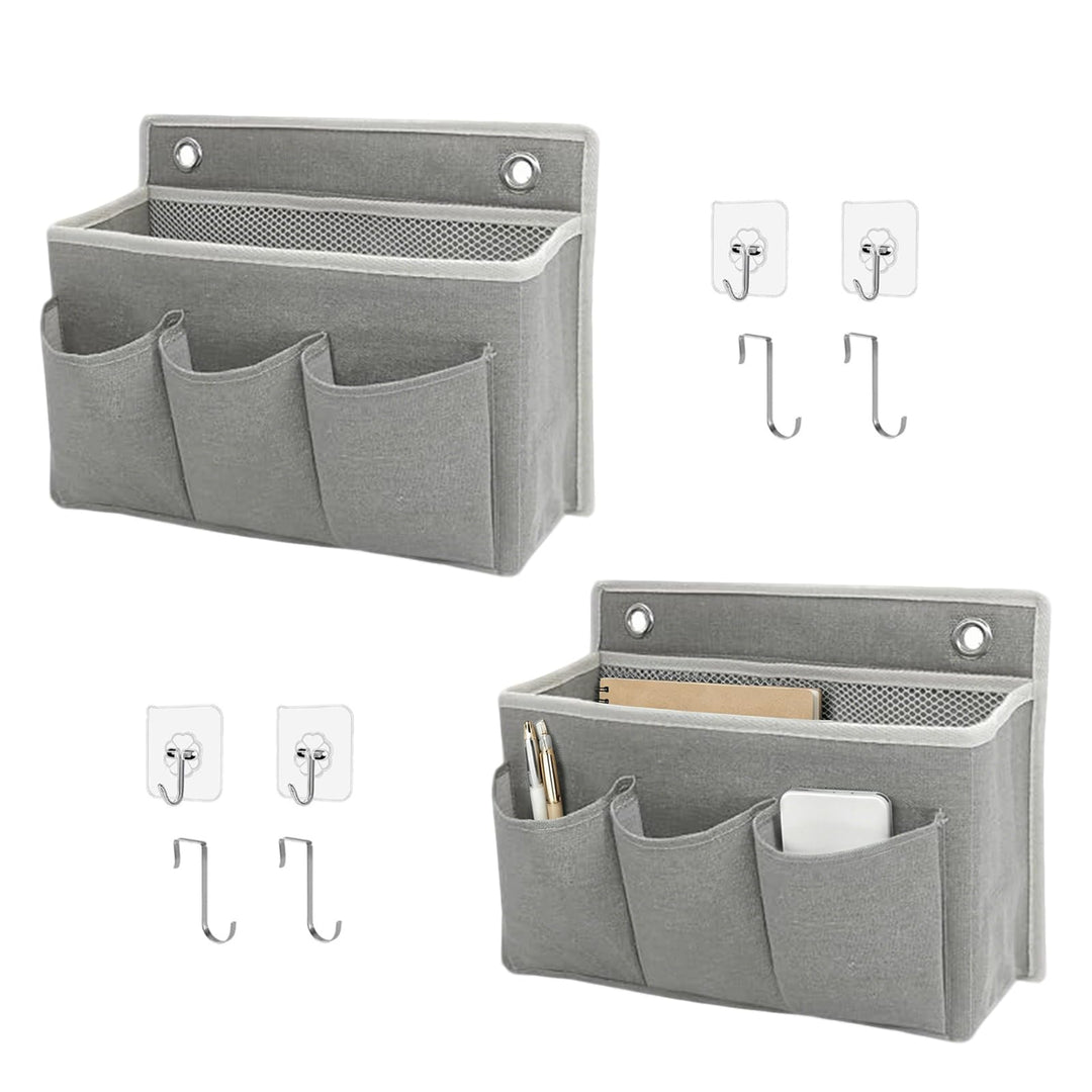 Hängeorganizer 2er Set mit Mesh-Fach und 3 Taschen