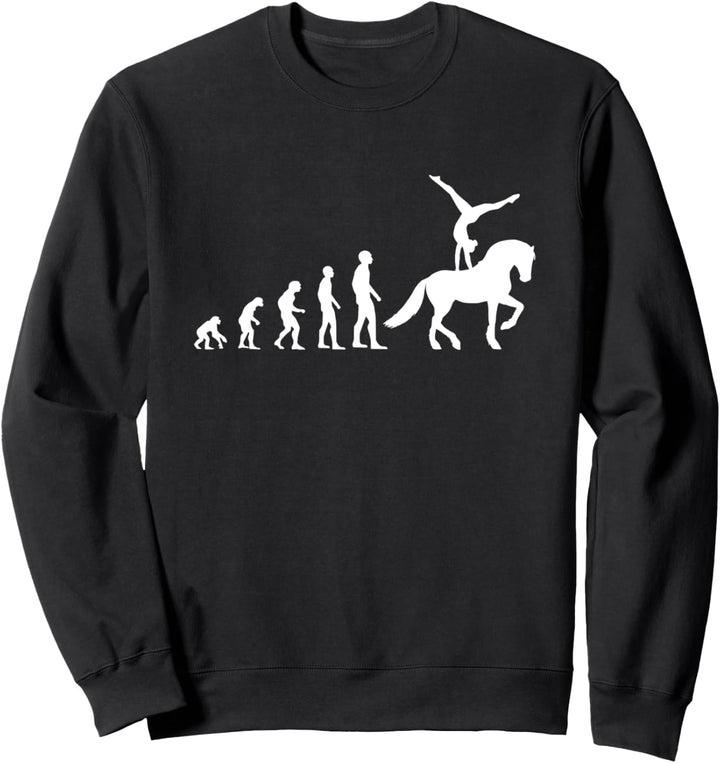 Voltigieren Evolution | Pferd Reiten Volti Sweatshirt