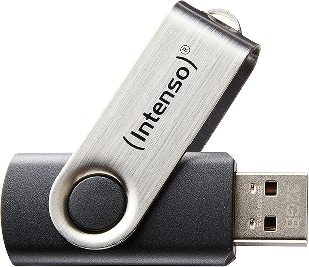 Intenso Basic Line 32 GB USB-Stick USB 2.0 silber/schwarz 1 x 32 GB Basic Line, 32GB