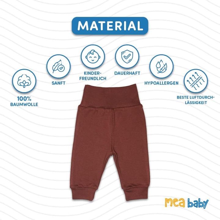 Unisex Baby Hose aus 100% Baumwolle im 5er Pack/Pumphose. Babyhose für Jungen Baby Hose für Mädchen,