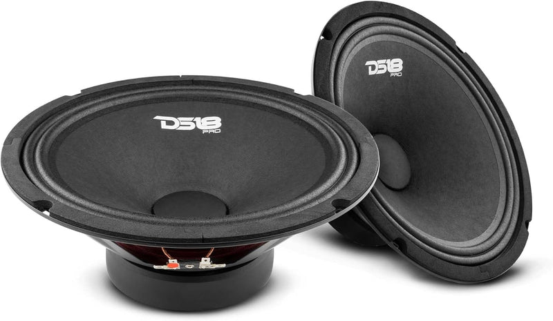 DS18 Car Midrange Speaker 10" Inch 660w Watt 8Ohm Bass Loudspeaker PRO-GM10 10-Inch 8-Ohms Classic N