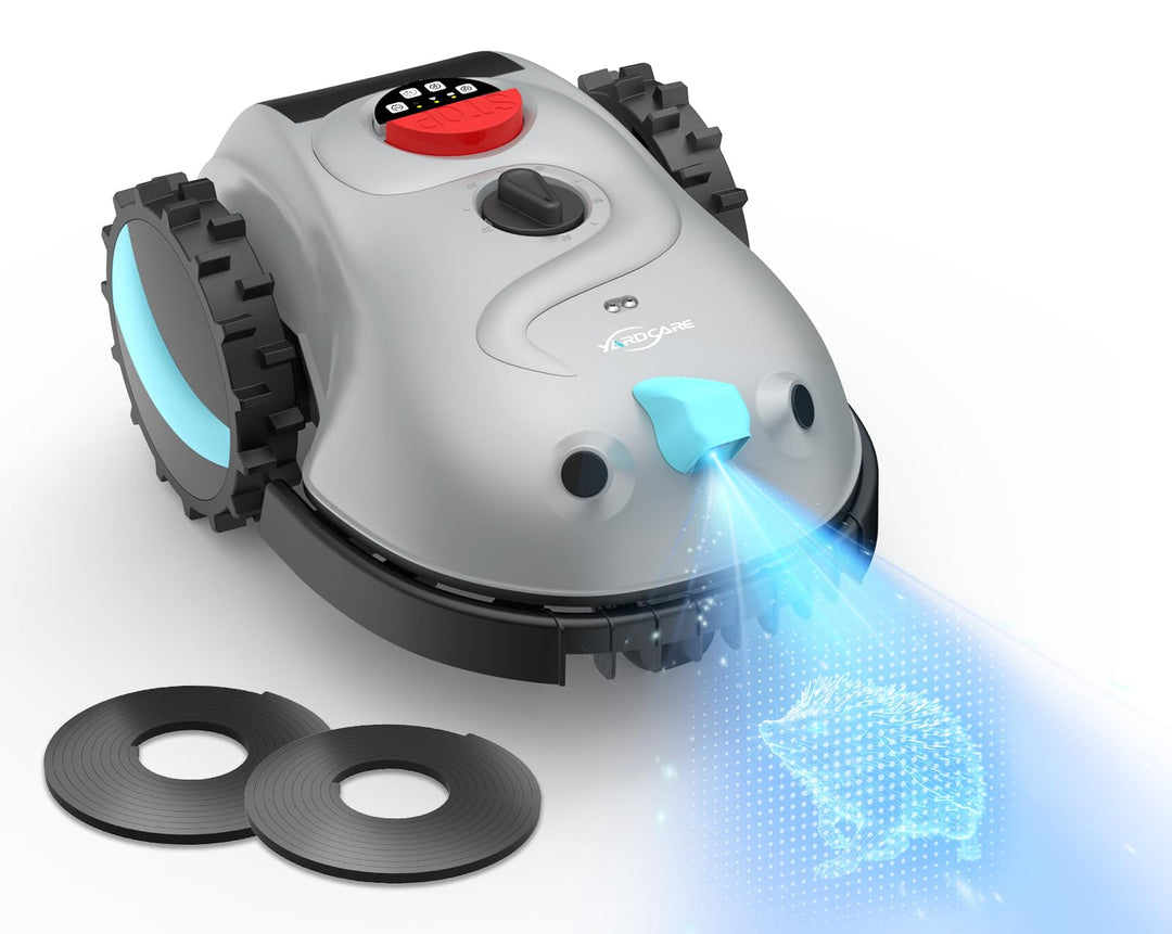 YARDCARE V100 Mähroboter ohne Begrenzungskabel, mit KI-Vision Navigation, Kein RTK, Kein Signalabbru