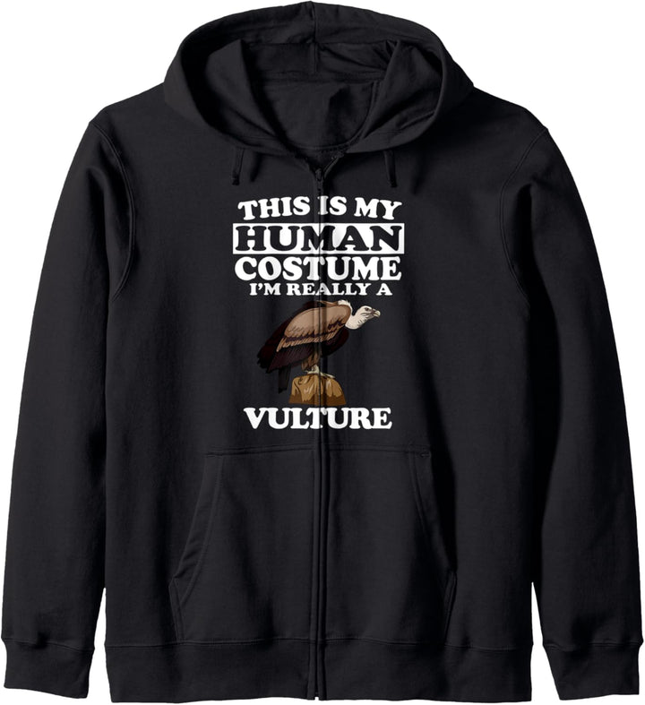 This Is My Human Costume I'm Really A Vulture Bird Kapuzenjacke