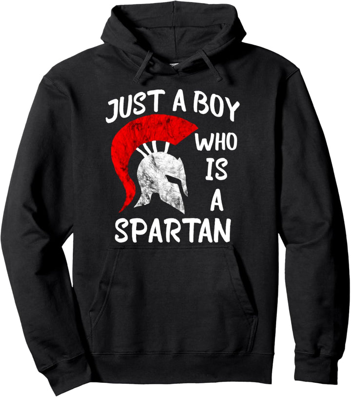 Spartan Spartacus Spartaner Helm Gladiatoren Jungs Pullover Hoodie